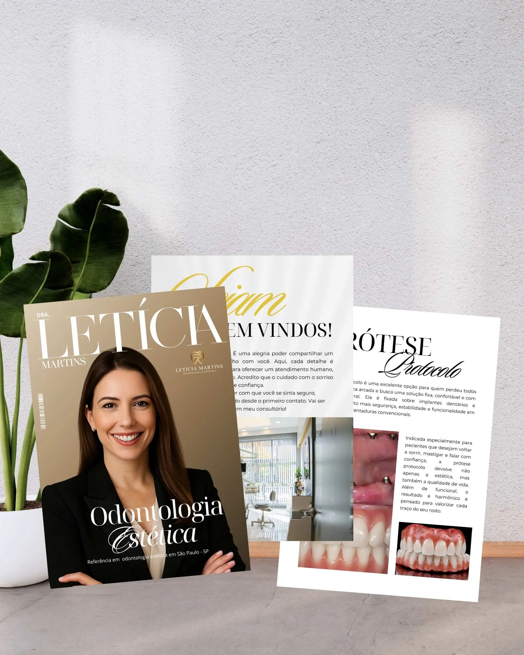 Mockup de identidade visual criado pela Bydo