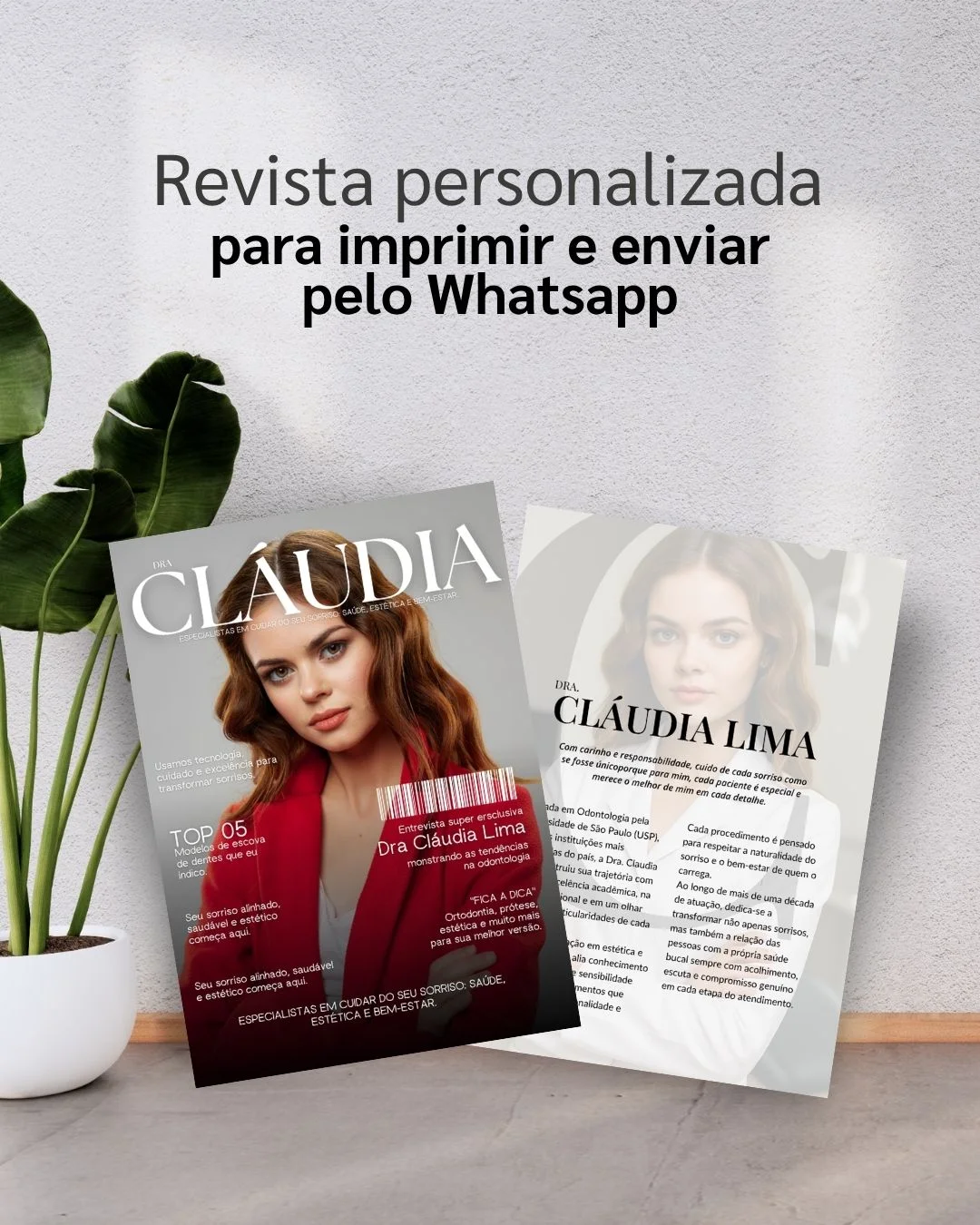 Revista portfólio personalizada criada pela Bydo